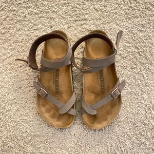 Birkenstock taupe sandals